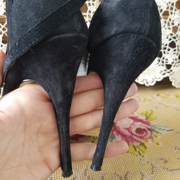 Victoria's Secret Suede & Mesh Heels - Picture 10 of 12